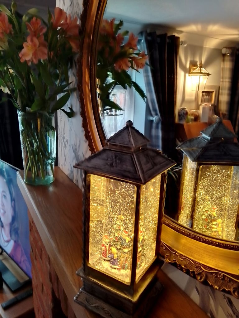 Christmas Glitter Lantern