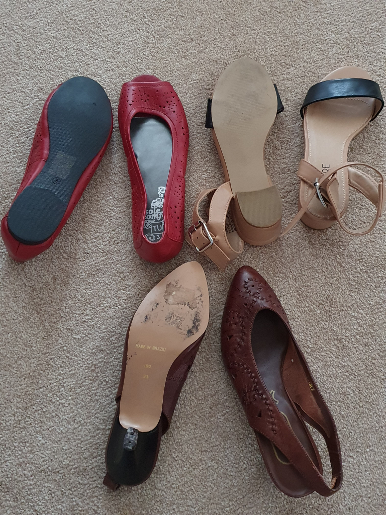3 Pairs Ladies' Shoes