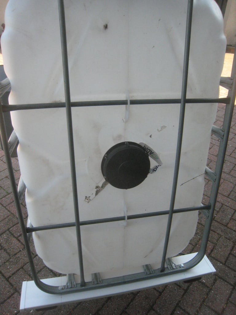 Erde water bowser trailer,600 litre IBC tank, Jockey wheel, Light board