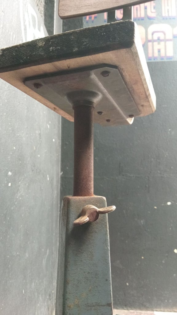 Antique Singer stool