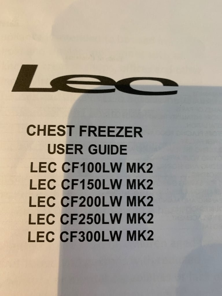 Chest freezer