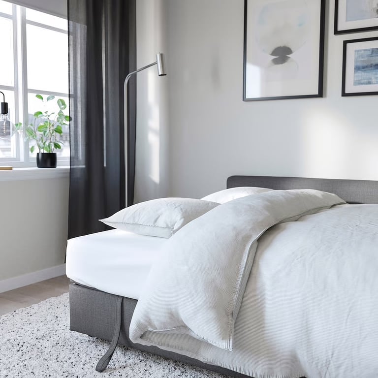 IKEA - FRIHETEN Corner sofa-bed with storage, Skiftebo dark grey - IMMACULATE- RRP £599