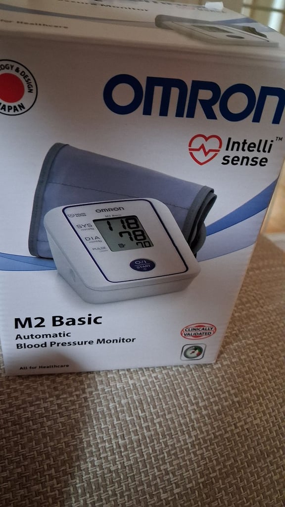 image for Omron m2 basic blood pressure monitor
