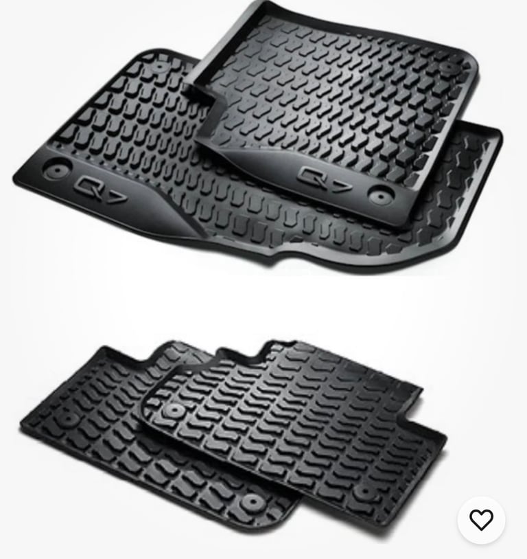 Q7 rubber mats 2023 model