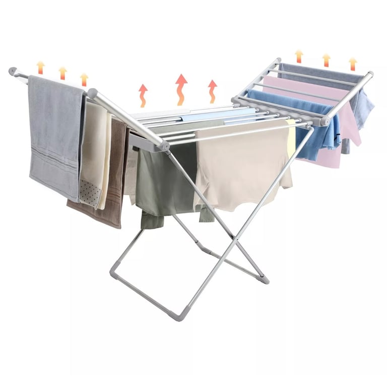 Electric heated clothes airer