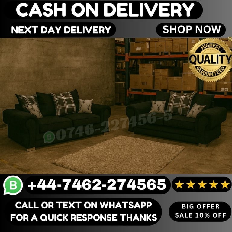 🛋️Sofas for Sale – All Styles & Colours Available with Fast Delivery!