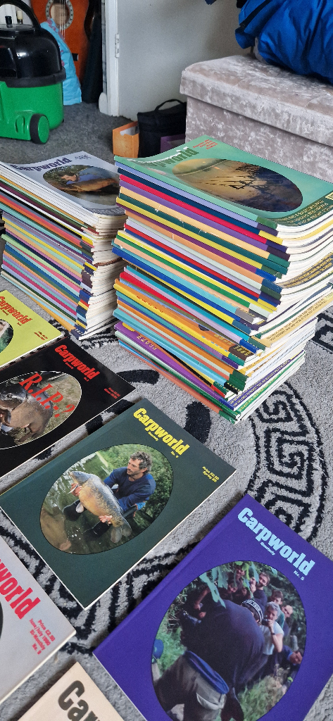 Carp fishings magazines.  Carpworld 1988