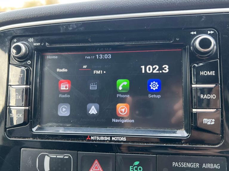 2017 Mitsubishi Outlander 2.0h 12kWh Juro CVT 4WD Euro 6 (s/s) 5dr SUV Hybrid Automatic