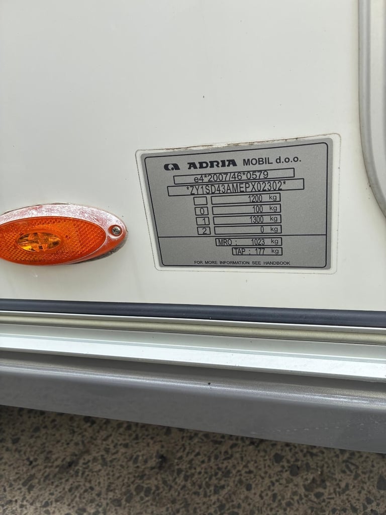 2014 Adria Sport Line Px Light Weight Fixed Bed