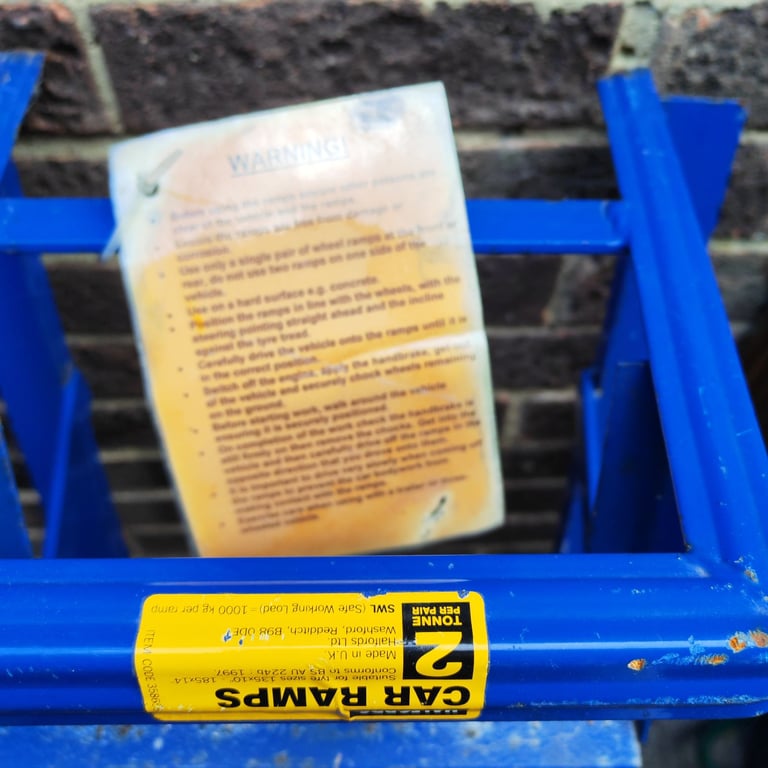 Halfords Car Ramps 2 Tonnes 