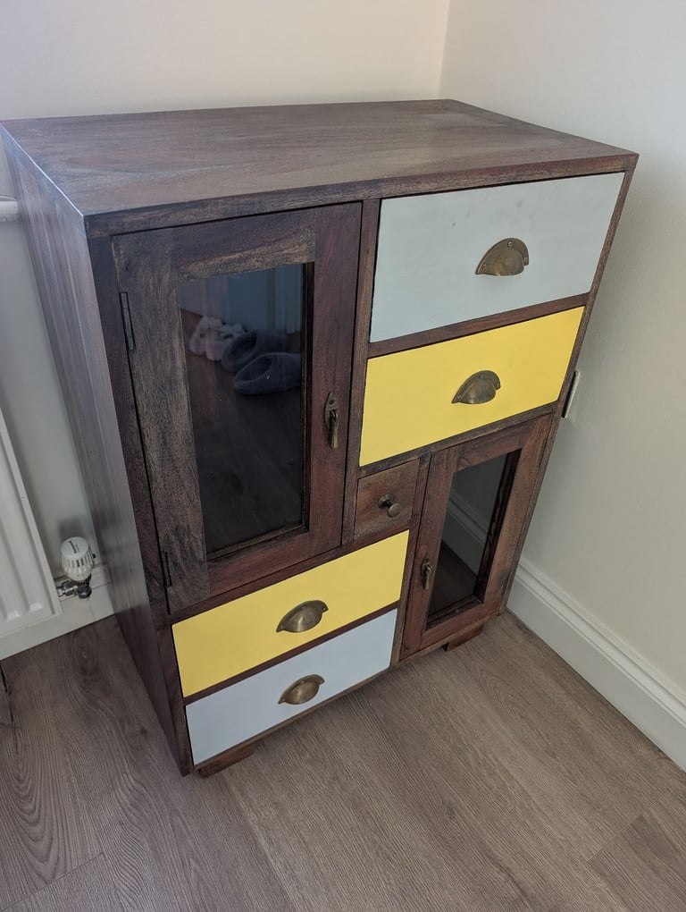 image for Solid wood sideboard cabinet 