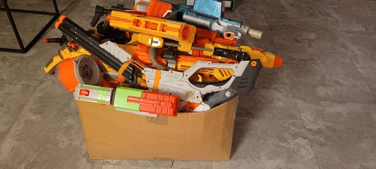 Massive load of Nerf guns