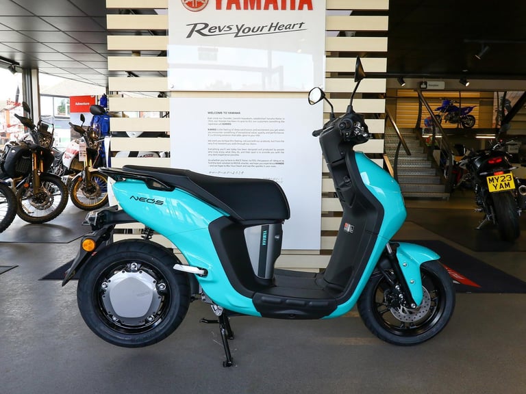 IN STOCK NOW! - NEW Yamaha NEO's Electric Scooter. (Aqua) £3,100 On The Road