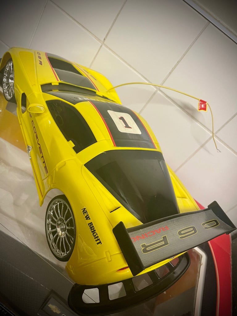Vintage Radio control car corvette 