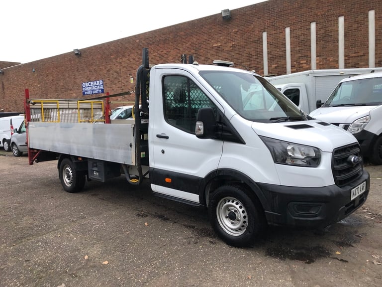 2020 70Reg Ford Transit 2.0TDCi Euro6 LWB DROPSIDE WITH ELECTRIC TAIL-LIFT +VAT 
