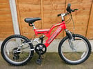 BIKE 20&quot; WHEELS 6-SPEED WITH DUAL SUSPENSION - Age Range 6-9 Years £62