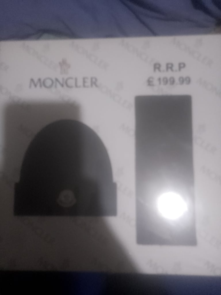 image for Moncler hat scarf set 