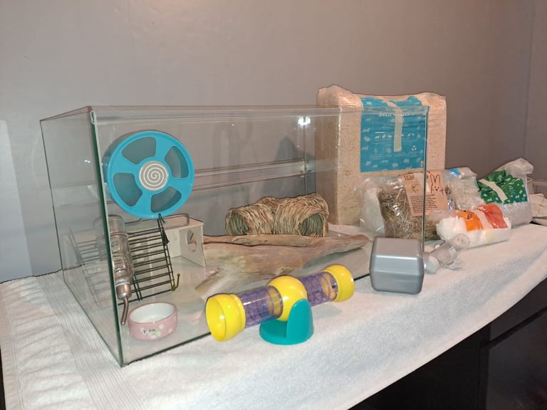 image for Glass hamster tank