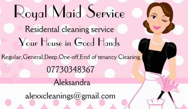 Royal Maid Cleaning Service / Regular / End of Tenancy / One-off 