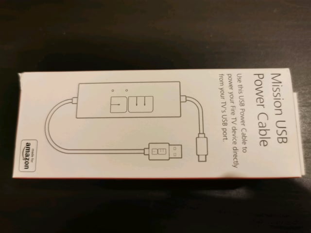  Mission USB Power Cable for Chromecast and Chromecast