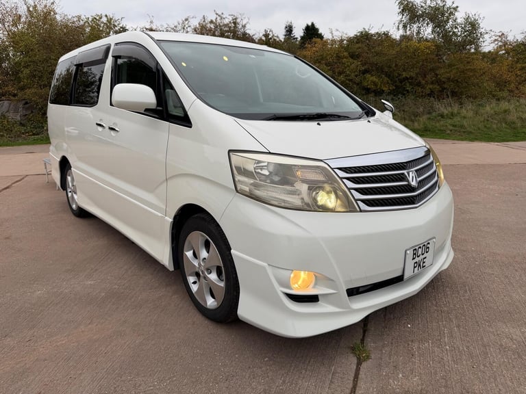 2024 Toyota Alphard Quality Camper Conversion Ulez DVD 5 Seater Petrol Automatic