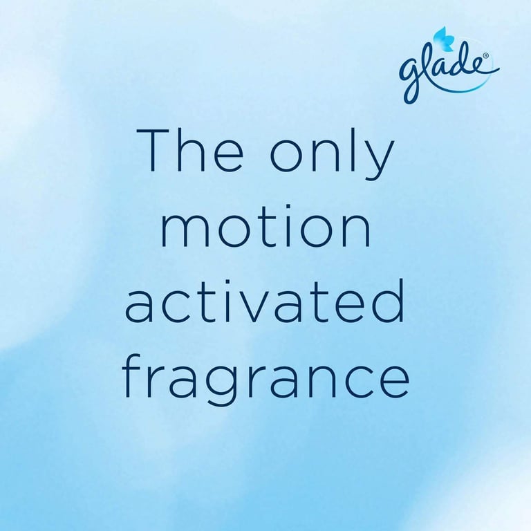 Glade Sense & Spray Holder & Spray - Automatic Air Freshener X 4 with Batteries Ocean Adventure