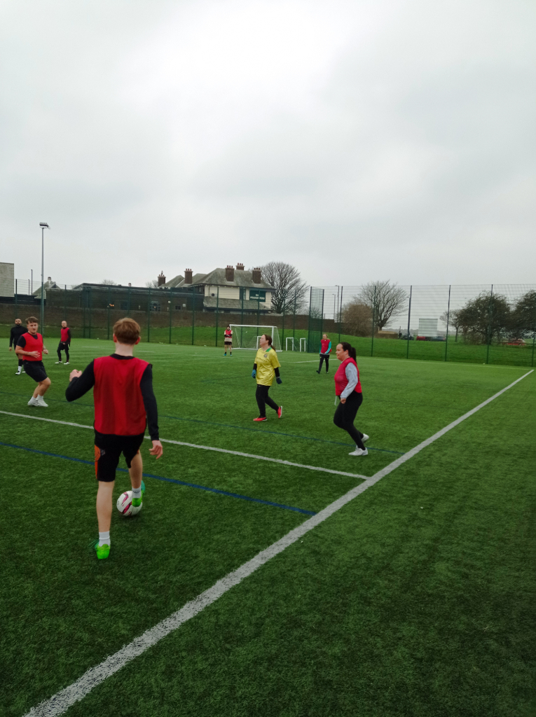 All\mixed gender fun and friendly social football game whitley bay