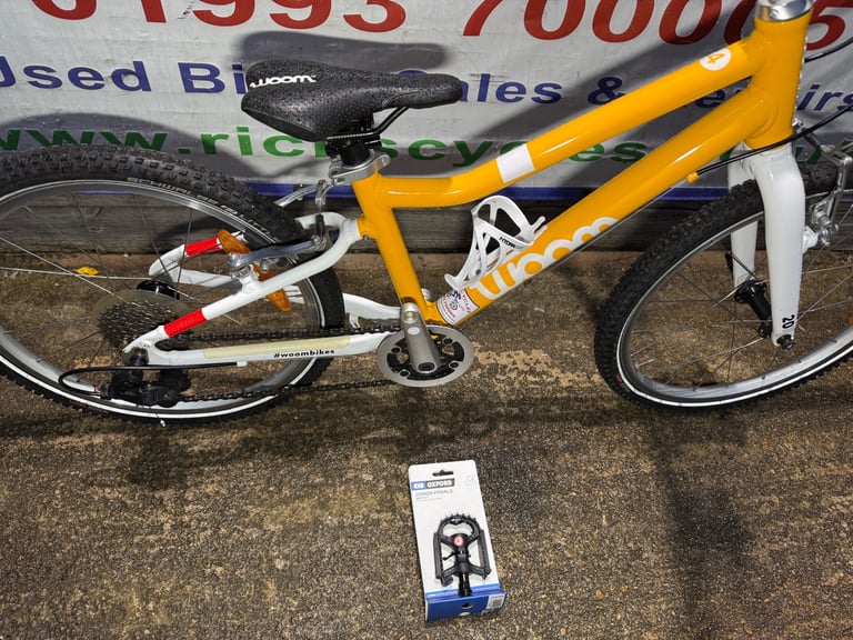 WOOM 4 20” Wheel Kids Bike. Yellow No1. Very light weight!! Only 6.6Kg!
