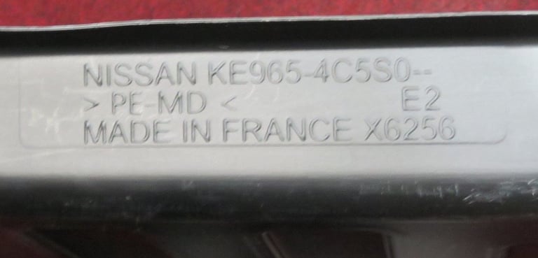 Boot Liner Tray for Nissan X-trail 5 Seat 2015 KE965-4C5S0 Genuine Nissan Part
