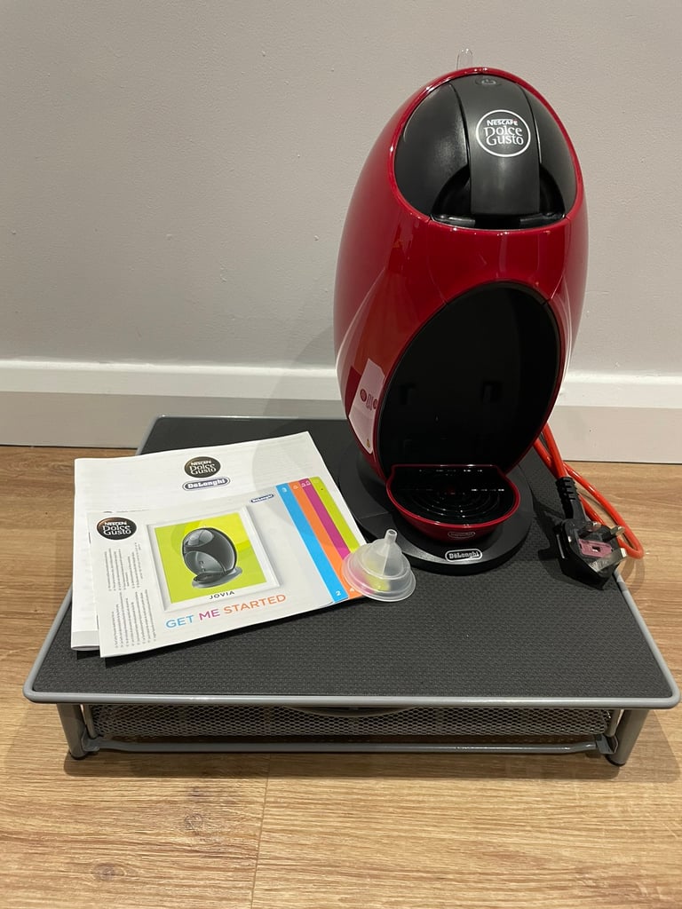 Nescafe Dolce Gusto Jovia Manual Coffee Machine-Red