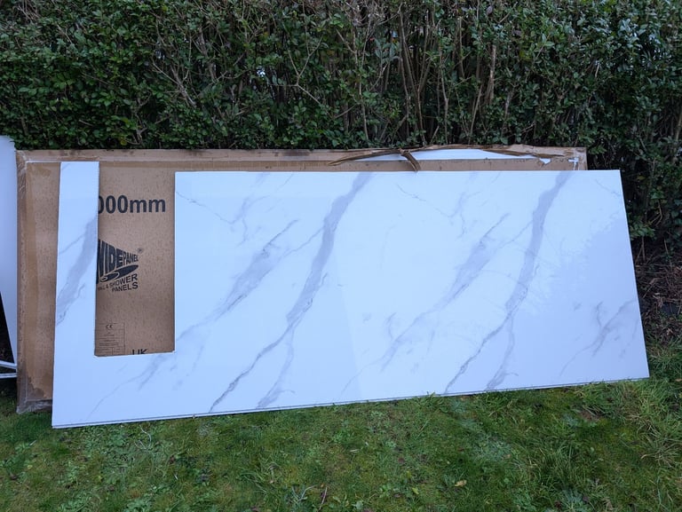 image for Carrera Marble PVC Shower & Wall Panels – 1000 mm Wide