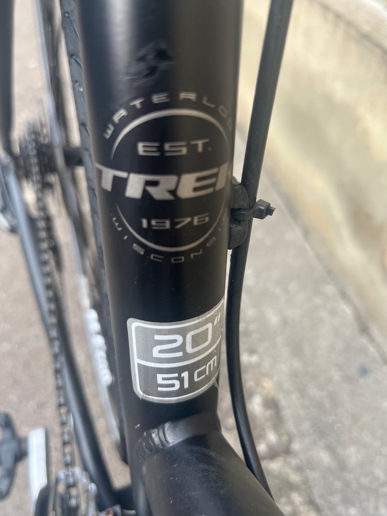 TREK 7.1 FX Step-Through Hybrid Lightweight Ladies bike in Black Charcoal colour