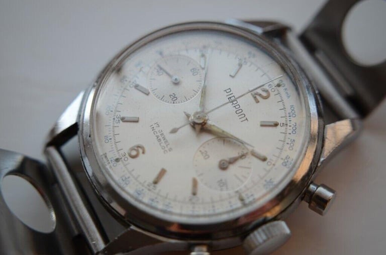 Pierpont manual wind mechanical chronograph wristwatch - Swiss - Vintage-Landeron  48 | in Stevenage, Hertfordshire | Gumtree