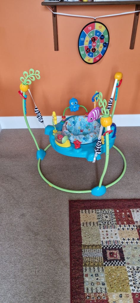 image for BABY EINSTEIN OCEAN EXPLORERS CURIOSITY COVE ACTIVITY JUMPER. AS NEW.