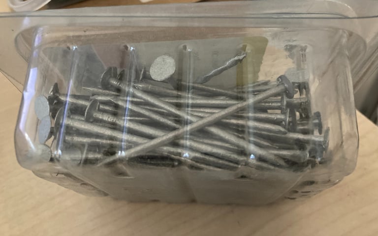 UNIFIX Galvanised Clout Nail 65x2.65mm - new unused pack