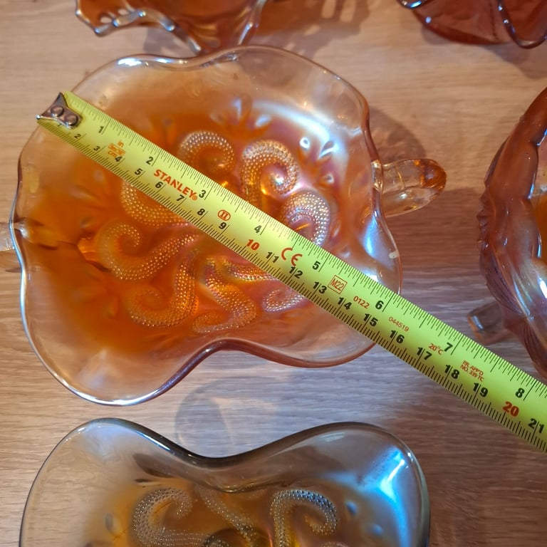 Carnival glass collection