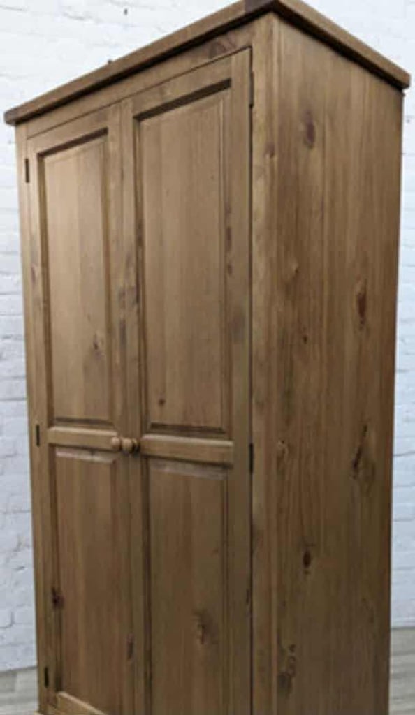 solid pine wardrobe, can deliver