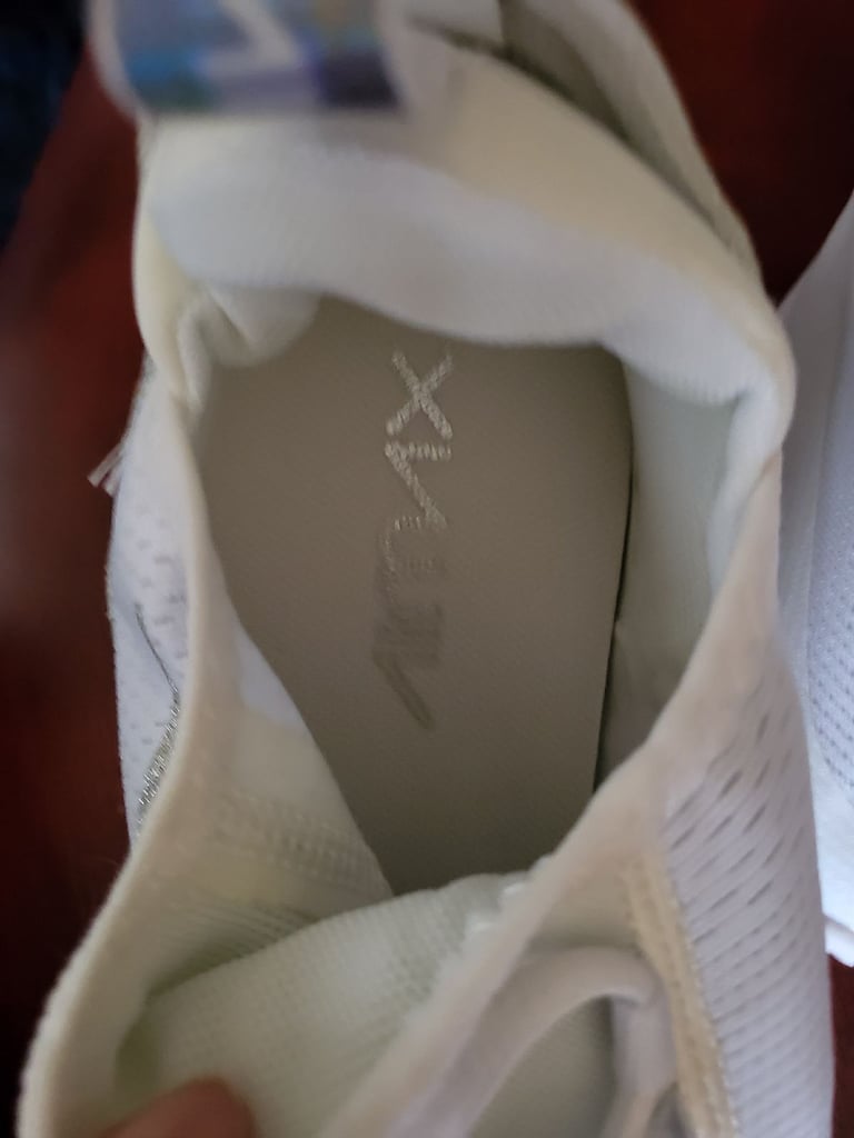 Mens White Trainers With Glitter Heels