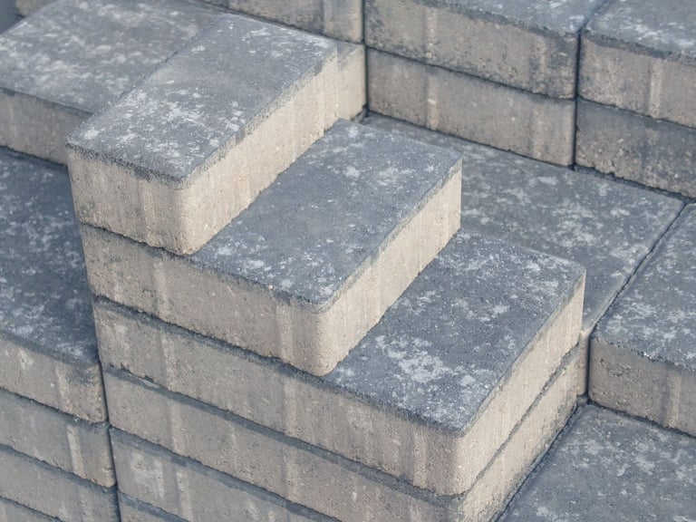 Marshalls Lunar Concrete Paving Blocks - Small Shadow 160x80x50mm - Pack of 15