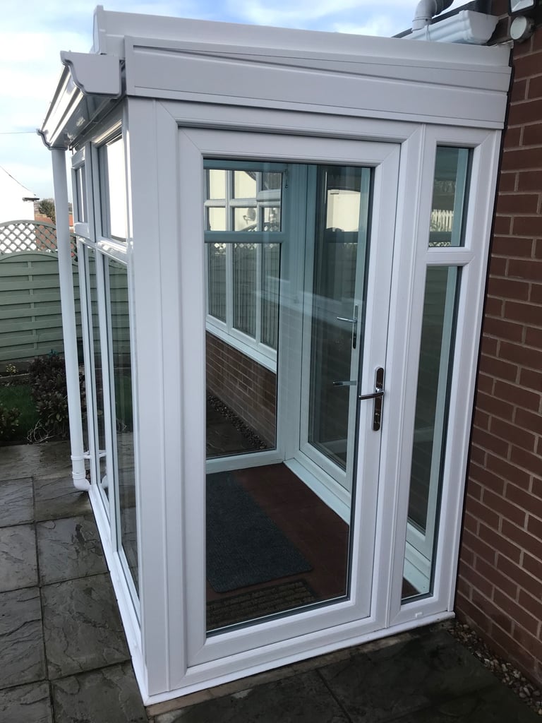 image for Newly Professionally Erected  2023 UPVC glass Porch