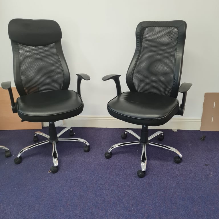 Black Highback executive chairs 