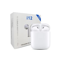 New, Boxed, TWS i12 Bluetooth/Wireless Earphones, White (I think) - with Case
