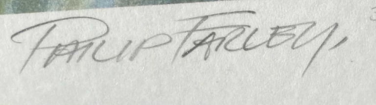 Limited edition “The drifters” print framed