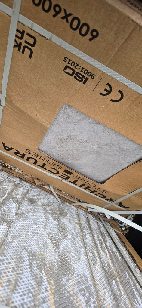 7m2 - 600mm x 600mm Tiles Jupiter Rocks Beige Matt 