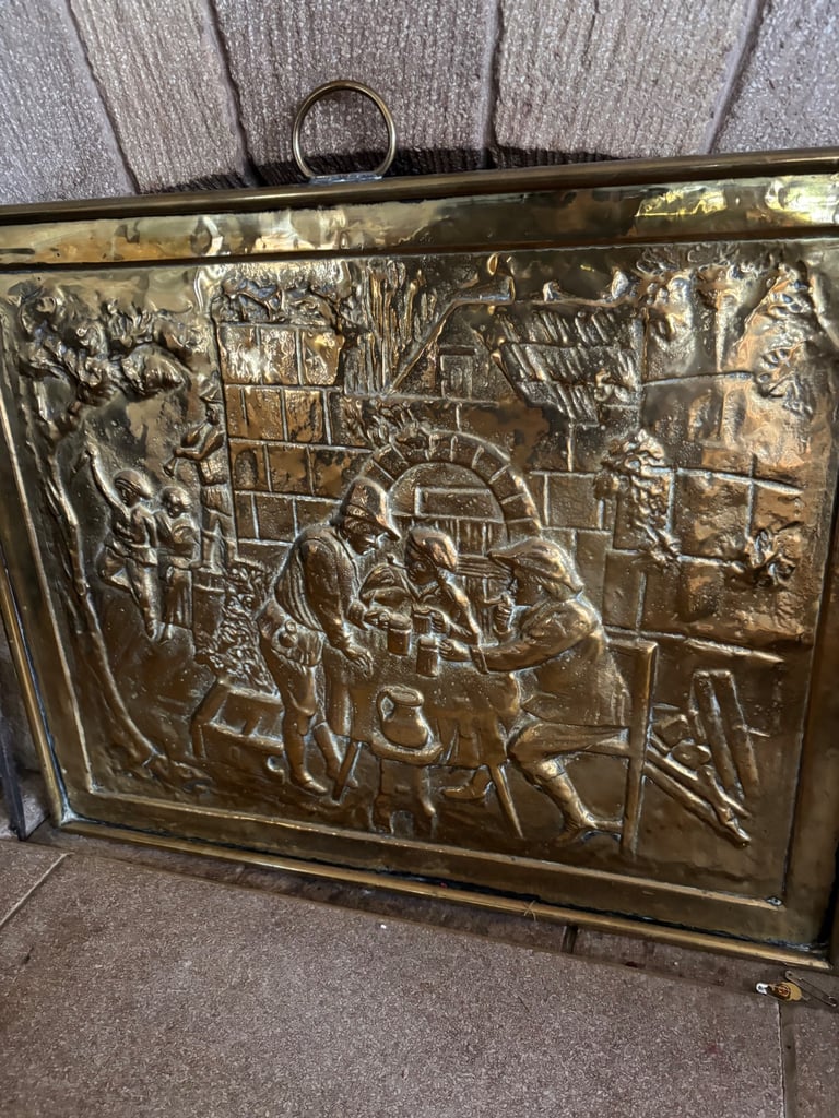 Large fire place screen 