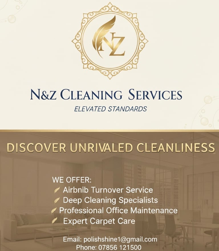 Professional Cleaning | Deep Cleaning | End of Tenancy | Airbnb Cleaning | Carpet Service