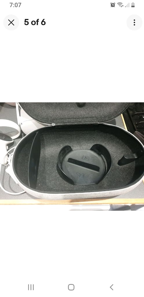 The Meta Quest 2 headset with hard carry case 