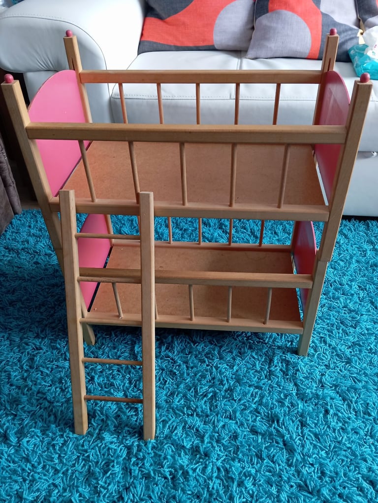 Bunk bed toy pink
