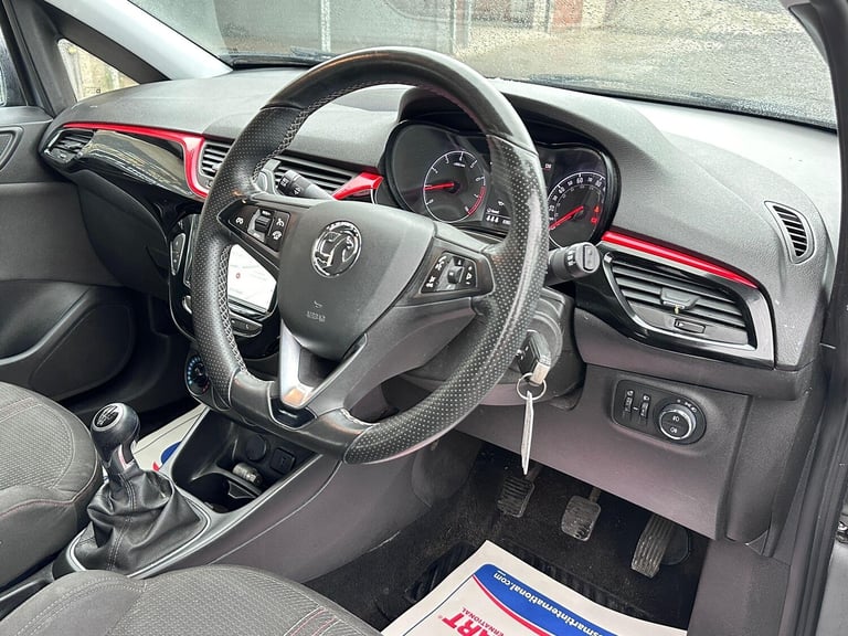 2019 Vauxhall Corsa 1.4i SRi VX Line Nav Black Euro 6 (s/s) 5dr HATCHBACK Petrol Manual