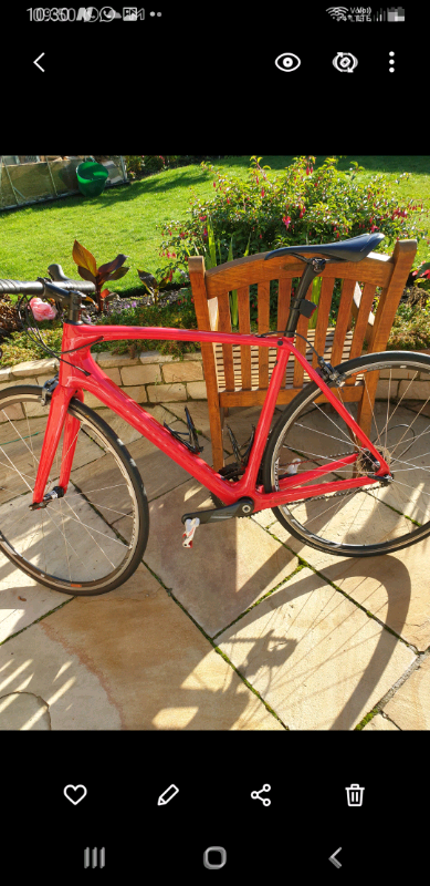 SPECIALIZED TARMAC EXPERT CARBON ROAD BIKE 